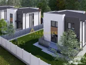 Casa stil mediteranean Strada privata-asfaltata cu bariera 