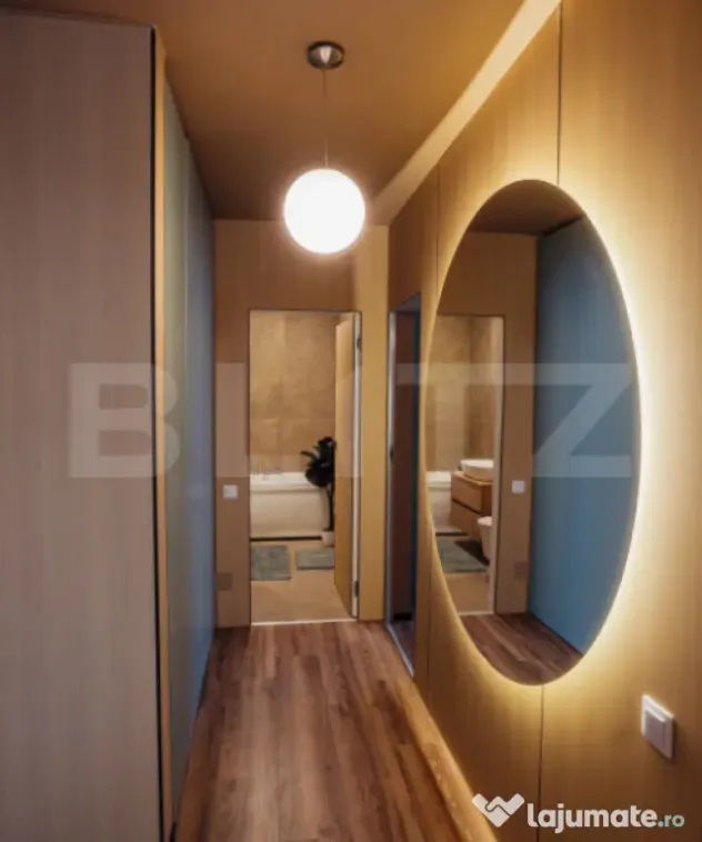 Apartament lu, 2 camere, 58 mp, intermediar, terasă, garaj,