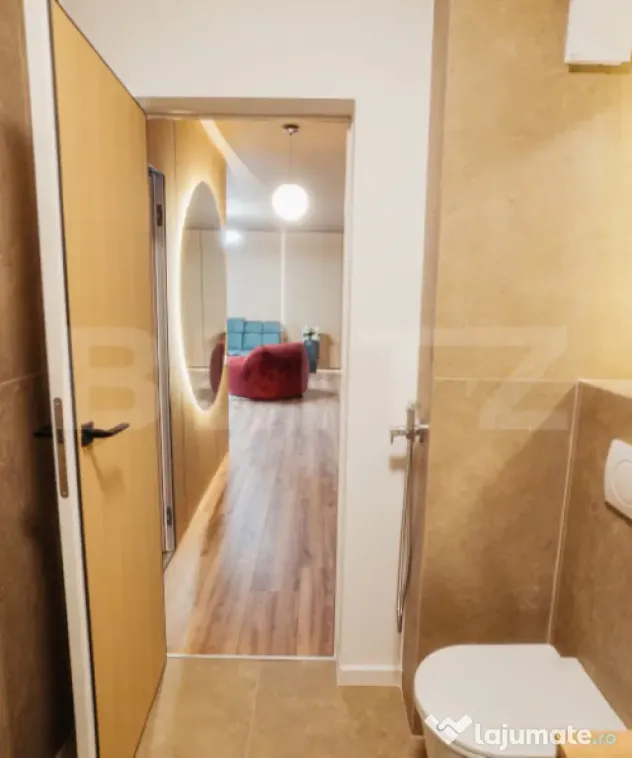 Apartament lu, 2 camere, 58 mp, intermediar, terasă, garaj,