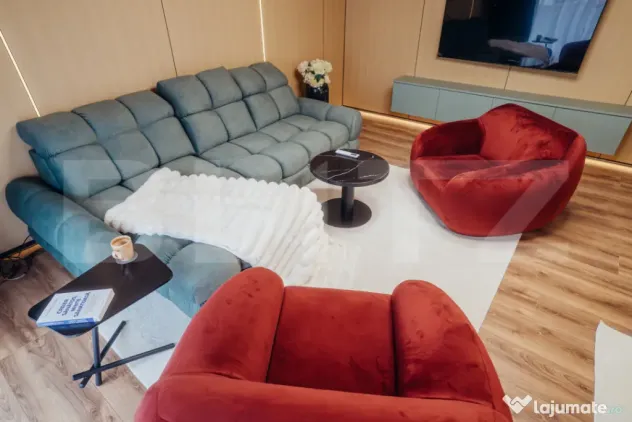 Apartament lu, 2 camere, 58 mp, intermediar, terasă, garaj,