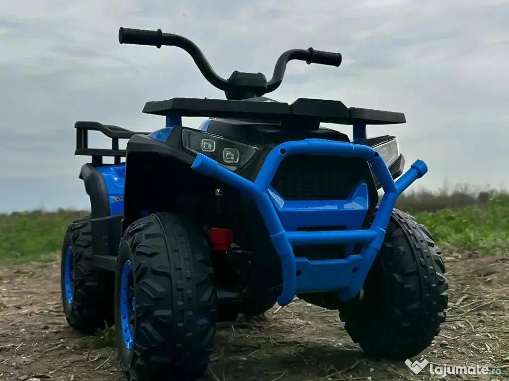ATV electric pt. copii Mini DESERT, 4x 30W 12V, cu telecomanda Blue