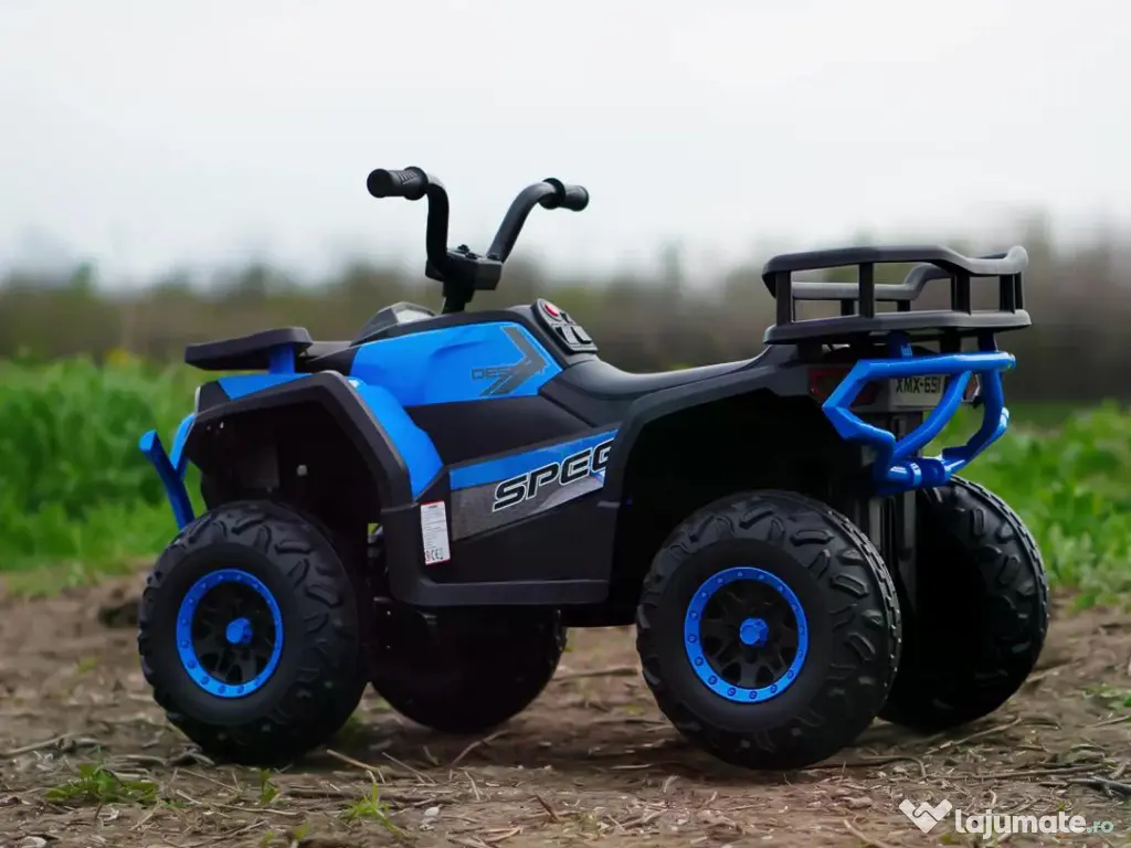 ATV electric pt. copii Mini DESERT, 4x 30W 12V, cu telecomanda Blue