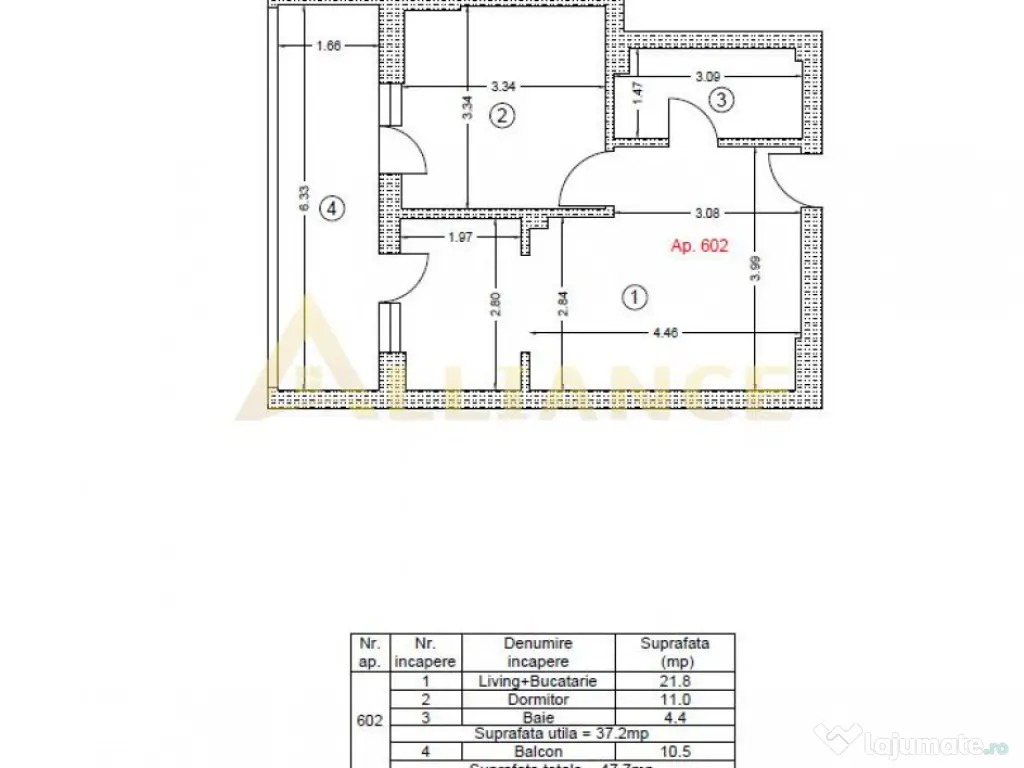 Apartament mobilat la Metrou Berceni, strada Biruintei