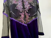 Rochie mov, tip sirenă