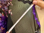 Rochie mov, tip sirenă