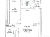 Apartament 2 camere, 54 mp, bloc nou, zona Corneliu Coposu