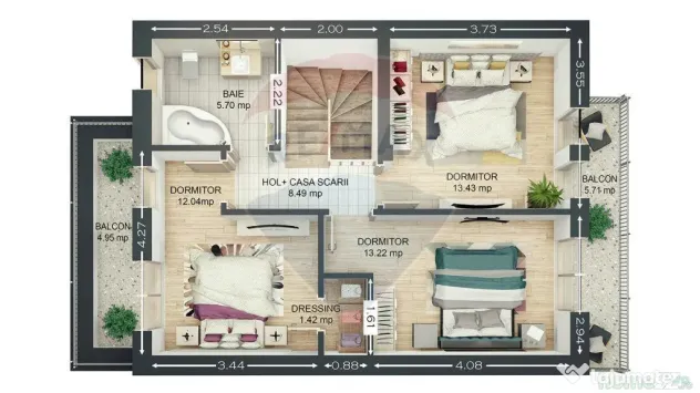 Casă tip Duplex, Sacele - zona Baciu