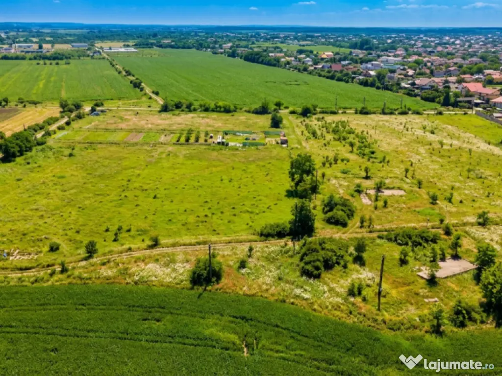 Teren Bragadiru langa A0 - PUZ aprobat, vizibilitate autostr