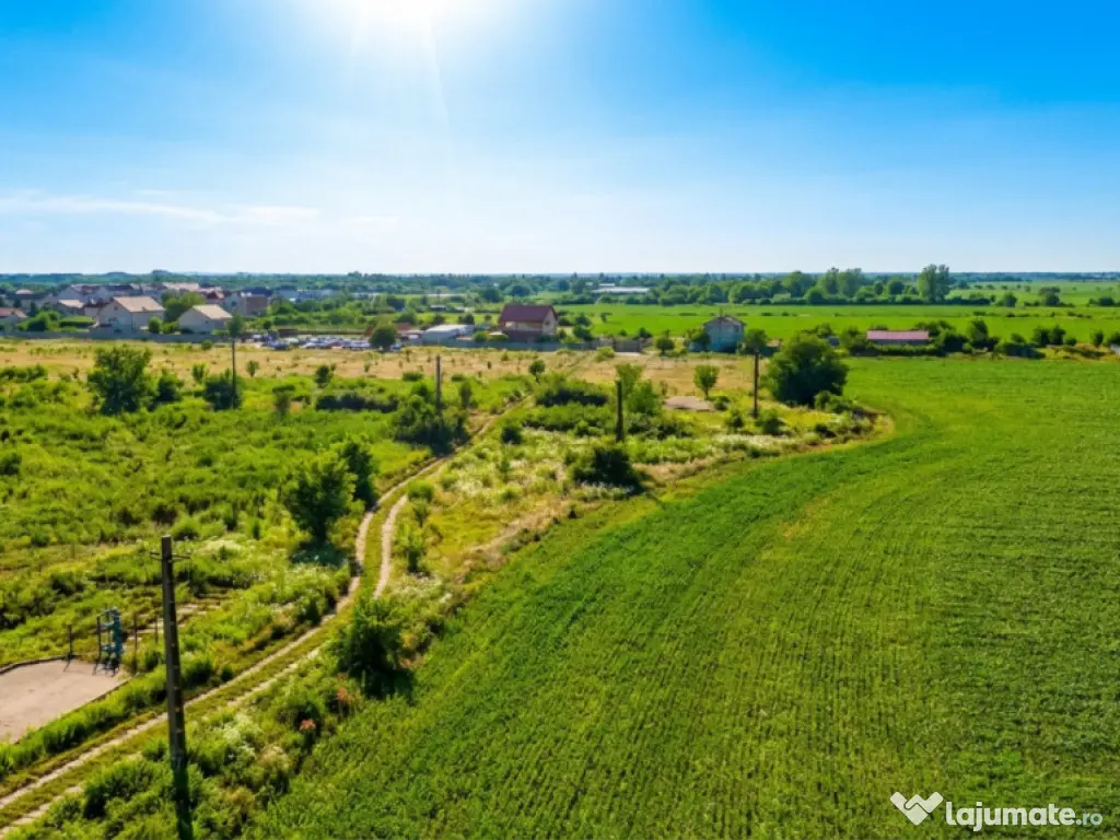 Teren Bragadiru langa A0 - PUZ aprobat, vizibilitate autostr