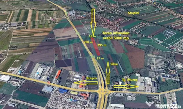 Teren intravilan, 5000 mp, Stupini, str Pomiculturii