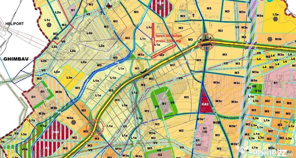 Teren intravilan, 5000 mp, Stupini, str Pomiculturii