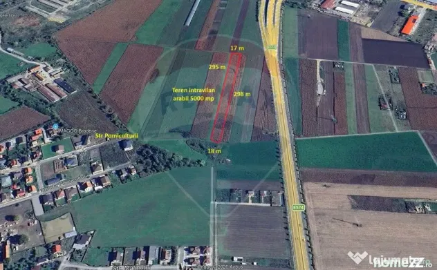 Teren intravilan, 5000 mp, Stupini, str Pomiculturii
