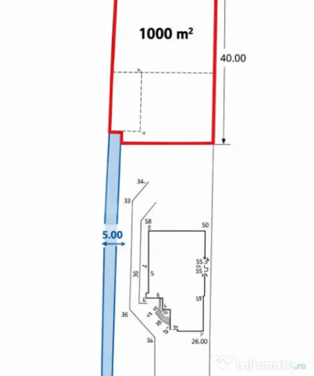 Teren intravilan 1000 mp, toate utilitățile, zona Ford