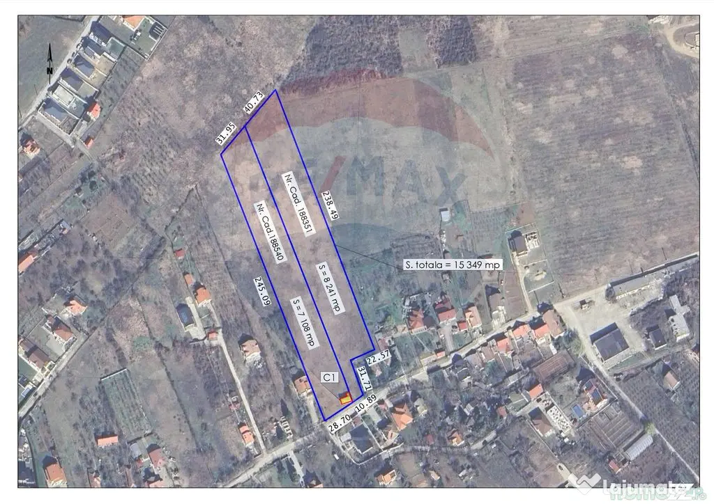 De vânzare teren parcelabil, 15.349 mp - Oradea (Bihor)