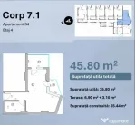 Studio 45,8 mp Mamaia Nord | lângă LIDL pe partea cu marea