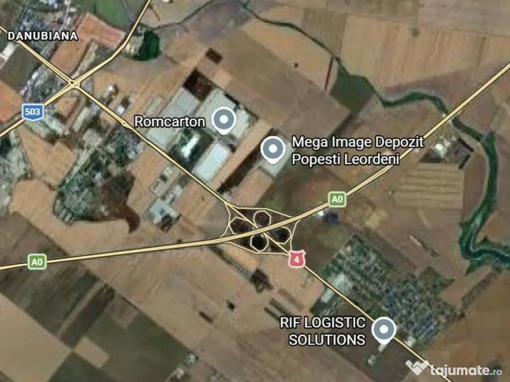 Teren 27 ha, d=460ml, in imediata apropiere a centurii A0...