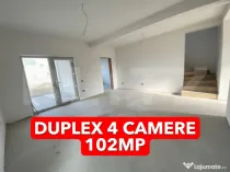Duplex 4 camere Moșnița Nouă 102 mp utili, teren 306 mp