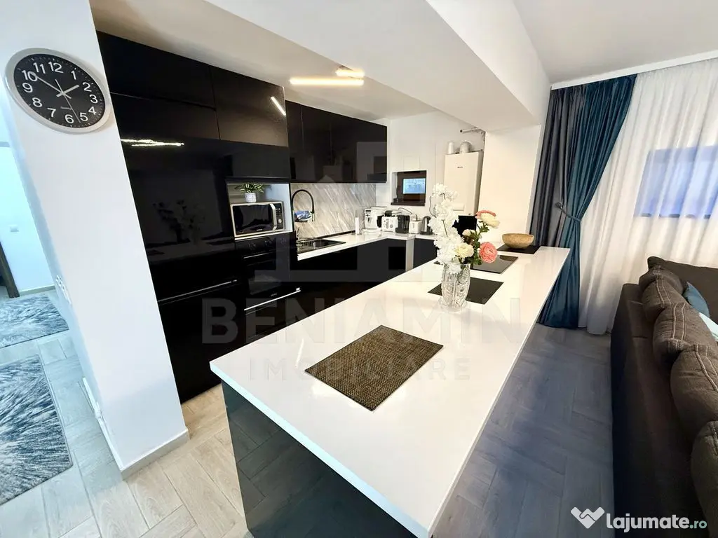 3 camere - 92mp - 2017 -mobilat -utilat - centrala - Grad...