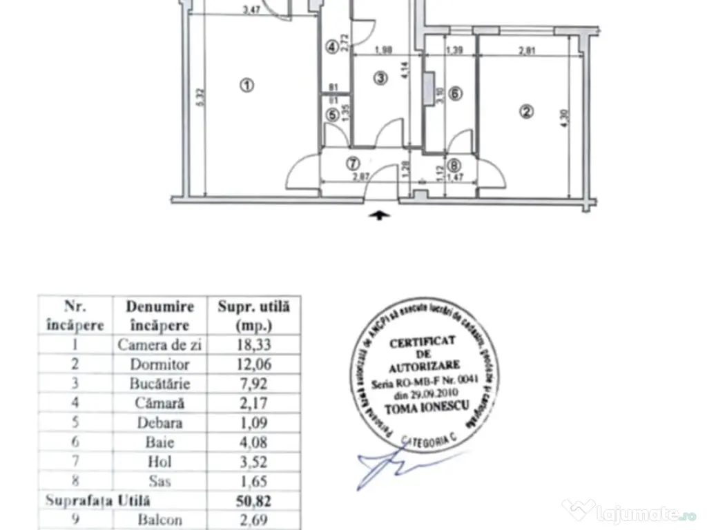 Apartament 2 camere decomandat – Calea Văcărești 182