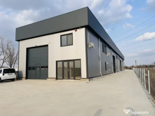 Hala industriala nouă, 386 mp, teren 900 mp, Domnești-Cent