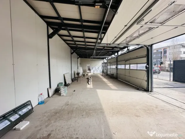Hala industriala nouă, 386 mp, teren 900 mp, Domnești-Cent