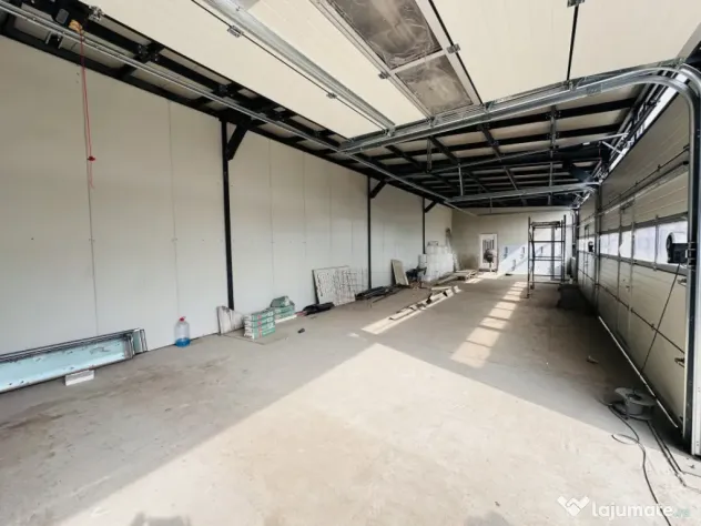 Hala industriala nouă, 386 mp, teren 900 mp, Domnești-Cent