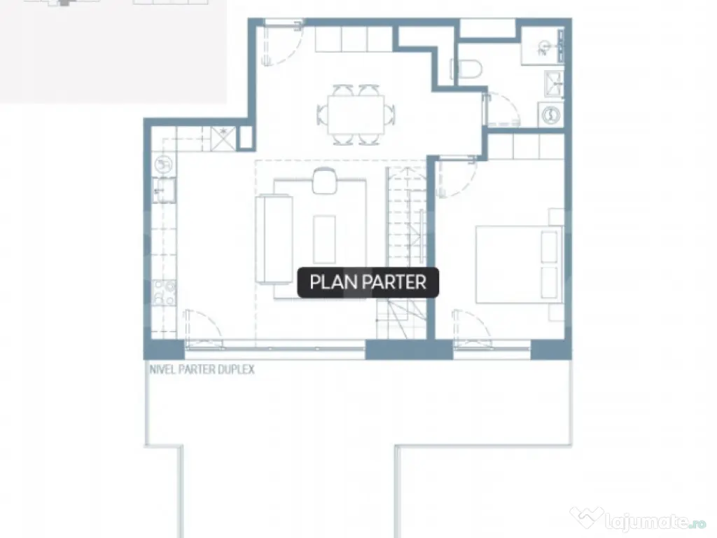 Comision 0! Ray by Hexagon - 4 camere, 2 Nivele, 103 mp, 3 B