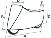 Husa prelata Moto Atv trotineta Motocicleta bicicleta