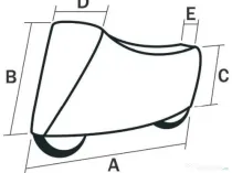 Husa prelata Moto Atv trotineta Motocicleta bicicleta