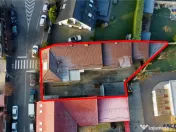 3D!Ansamblu casa productie comercial, 3 corpuri,acces strada 