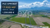 Teren 17.900 mp cu PUZ aprobat – Sânpetru | Dezvoltare re