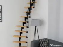 Scara interioara Scala - lemn fag masiv, economie spatiu