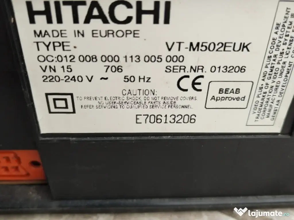 Video casette recorder Hitachi piese