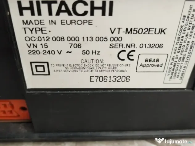 Video casette recorder Hitachi piese