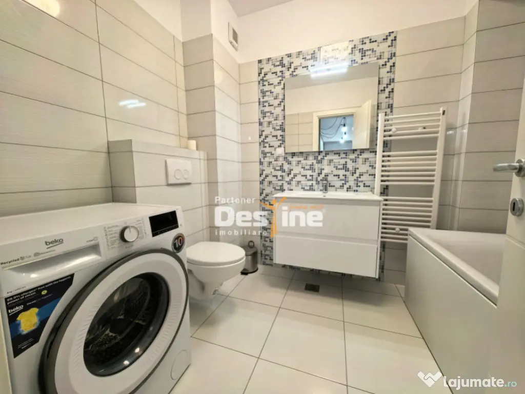 Apartament 1 camera 45 mp mobilat și utilat + loc de parcar