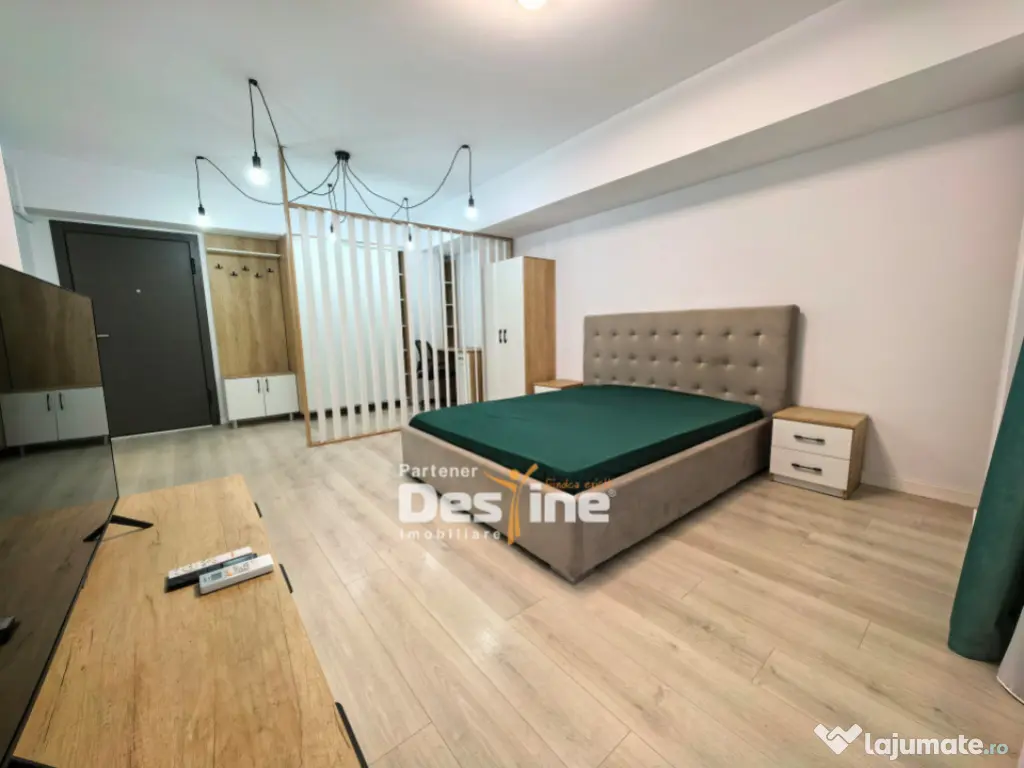 Apartament 1 camera 45 mp mobilat și utilat + loc de parcar