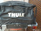Suport auto biciclete prindere pe carlig remorcare + geanta Thule EasyBag 