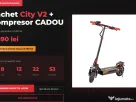 PACHET COMPLET: Trotineta Electrica Dakor City V2 +Compresor CR2 CADOU