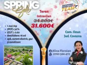 FILM! 1.100 mp teren intravilan, construibil, conditii avant 