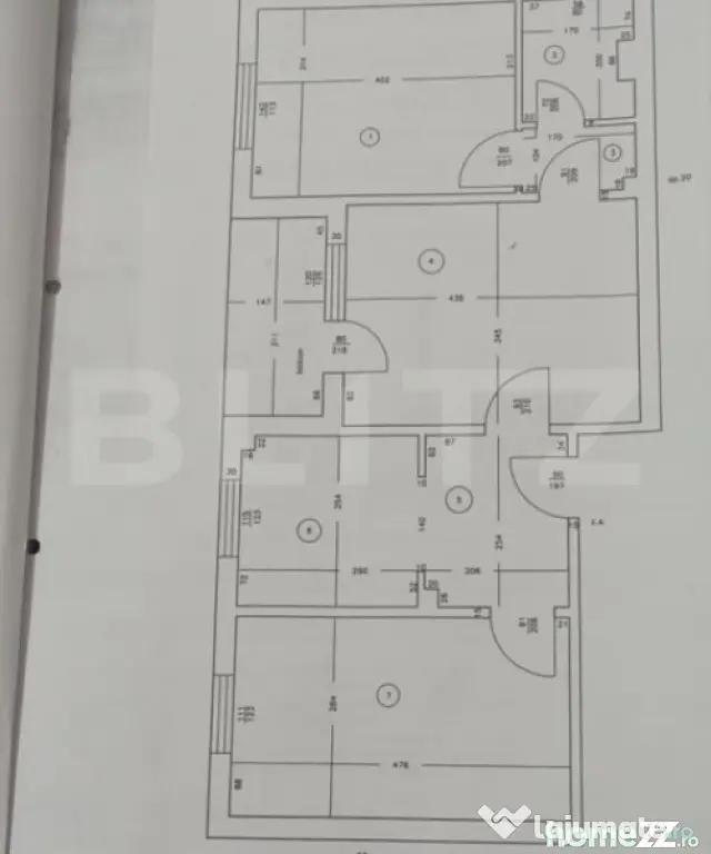 Apartament 3 camere, 62.42 mp, zona semicentrală - Filiași - Craiova (Dolj)