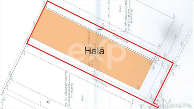 Hala industriala 2000 mp + teren 2776 mp | Rasnov – zona i