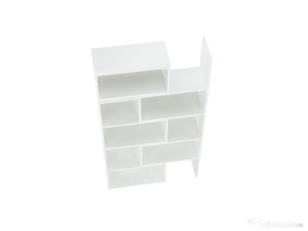 Etajeră, alb, KLOE din PAL L73 x P33 x H188 cm