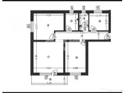 Apartament cu 3 camere, Etaj 1, decomandat | Trivale, Piteș 