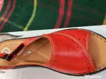 Sandale piele culoare rosu-NOU