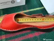 Sandale piele culoare rosu-NOU 