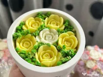 Aranjament floral ceramic