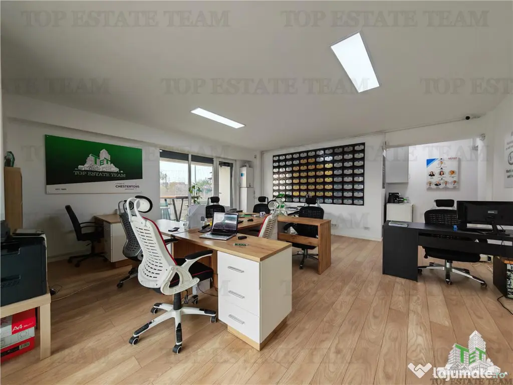 Spatiu modern de birouri la parter cu terasa 27 mp, Otopeni