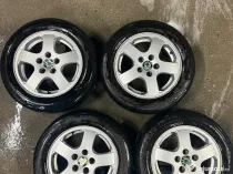 Anvelope Dunlop 2025 pe jante originale Skoda Fabia 1 185 60 r14