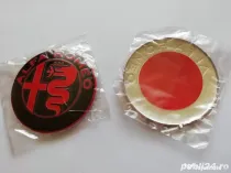 Set Embleme Alfa Romeo diametrul 74 mm capotă/portbagaj