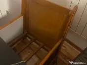 Set canapele piele naturala si masa lemn statificat 